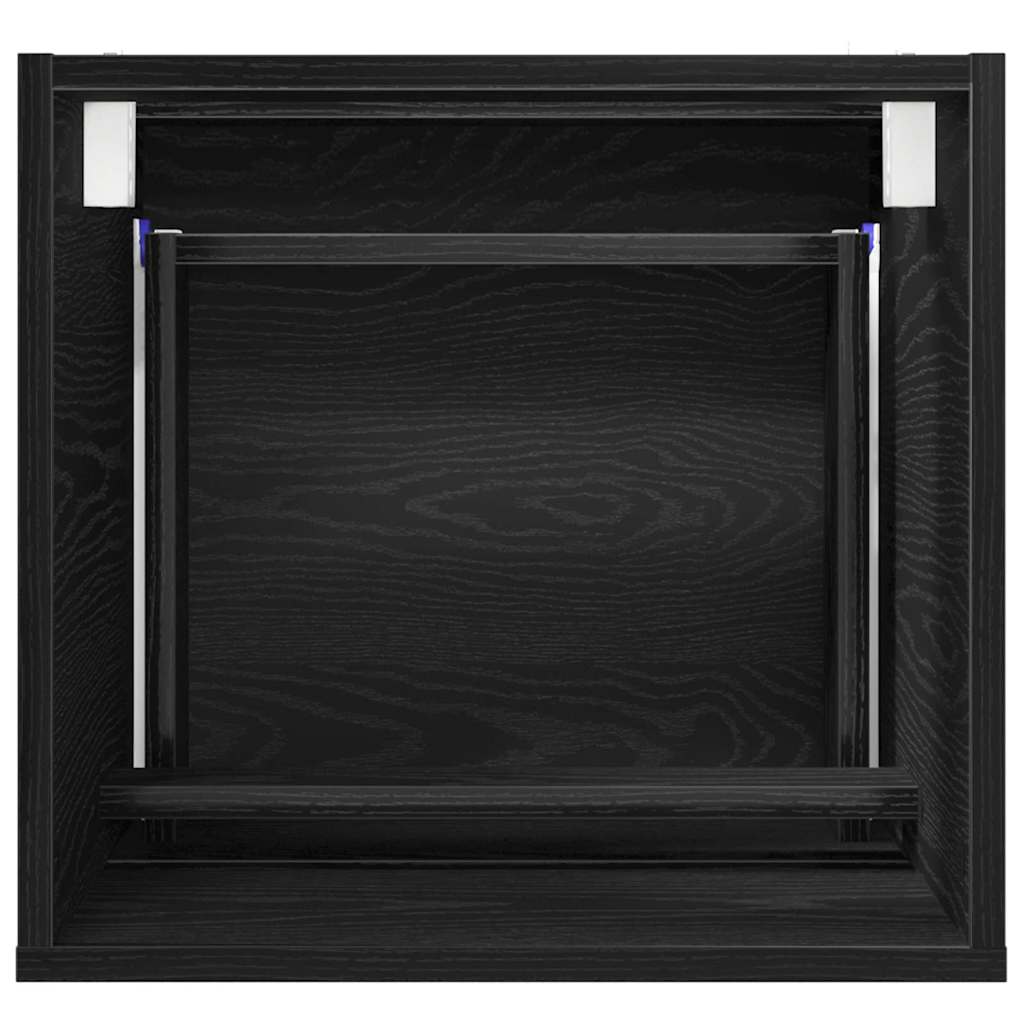 vidaXL Bathroom Cabinet Black Oak 41 x 38.5 x 45 cm Engineered wood