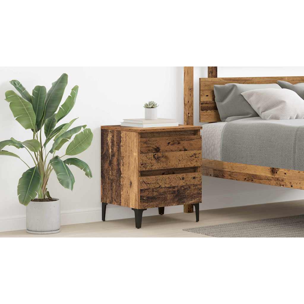 Bedside Cabinet Old wood 40 x 35 x 50 cm Engineered wood