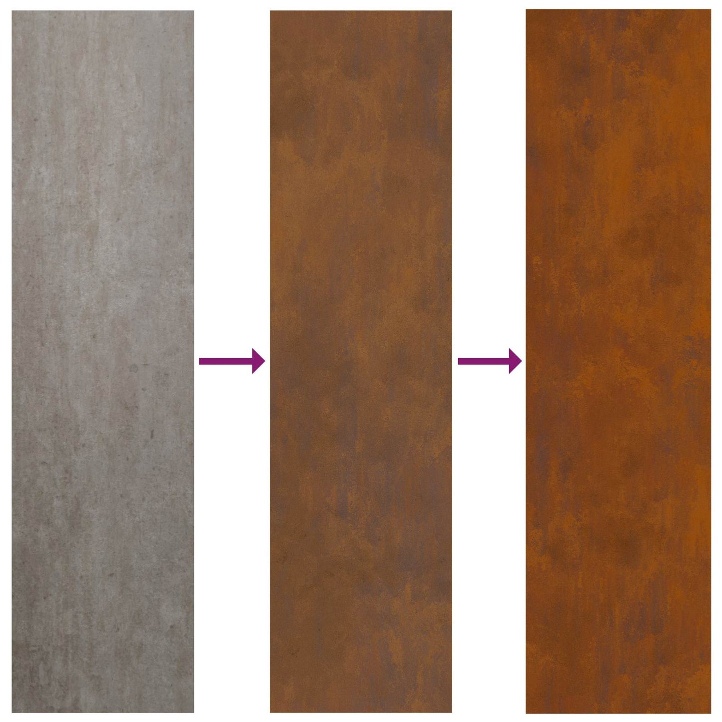 Garden Privacy Screen Floral Rusty 50 x 140 cm Weathering Steel