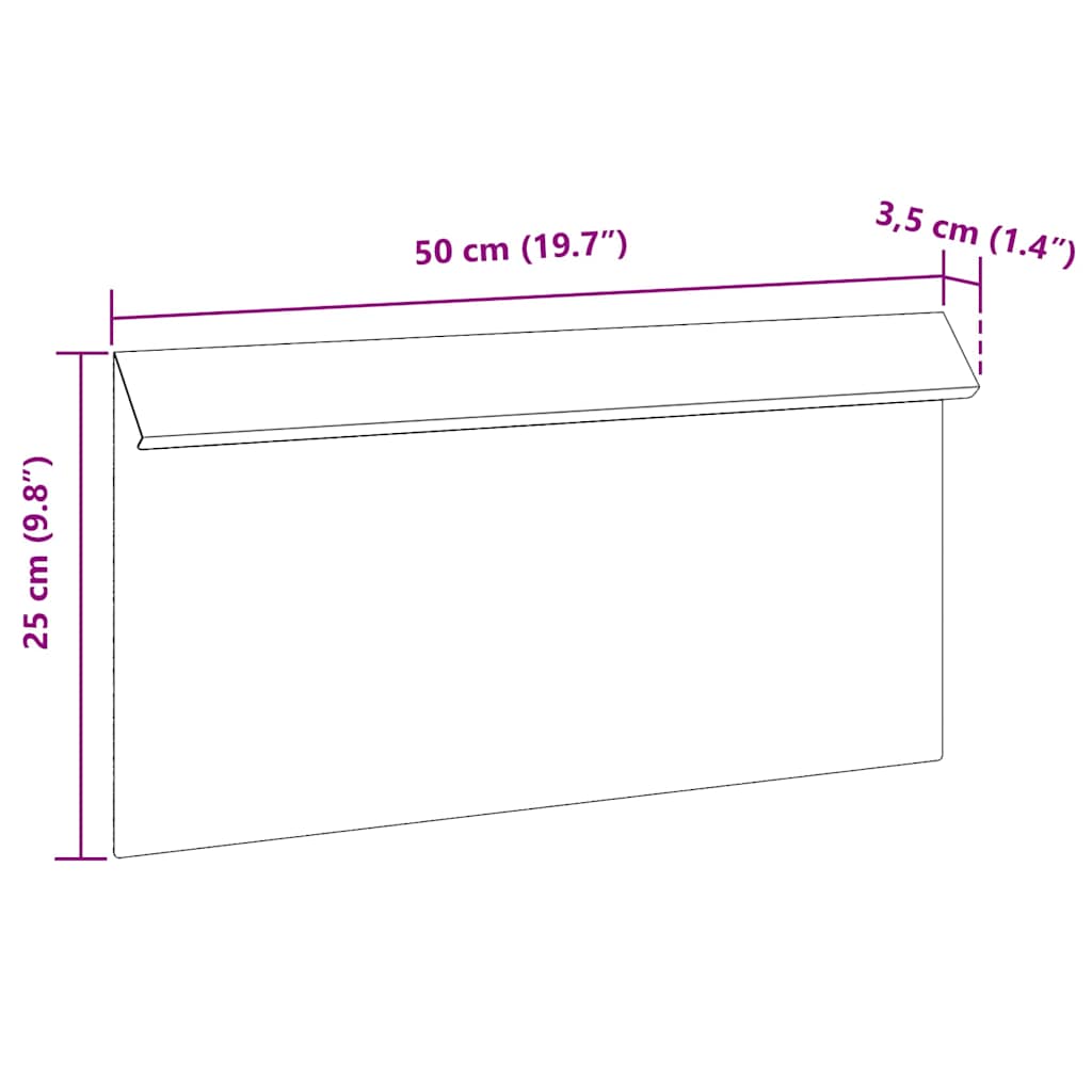 Snail Fence 50 x 3.5 x 25 cm Galvanised Steel Silver