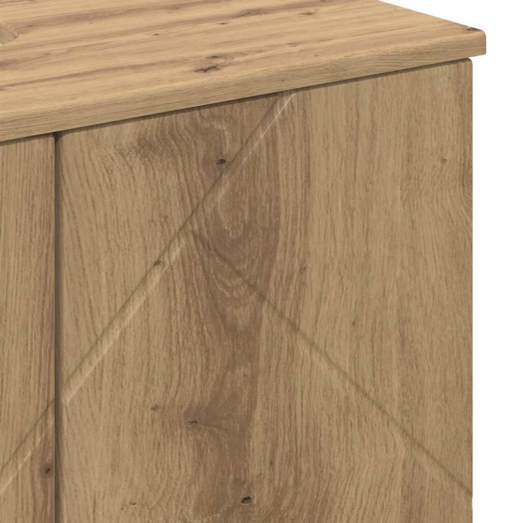 Bathroom Furniture Set 3 pcs Artisan Oak 61 x 35 x 64 cm