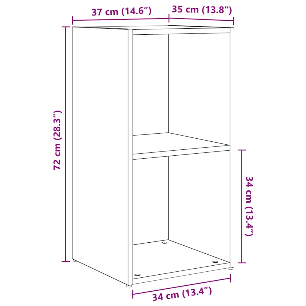 TV Cabinet Set 6 pcs Artisan Oak Engineered Wood