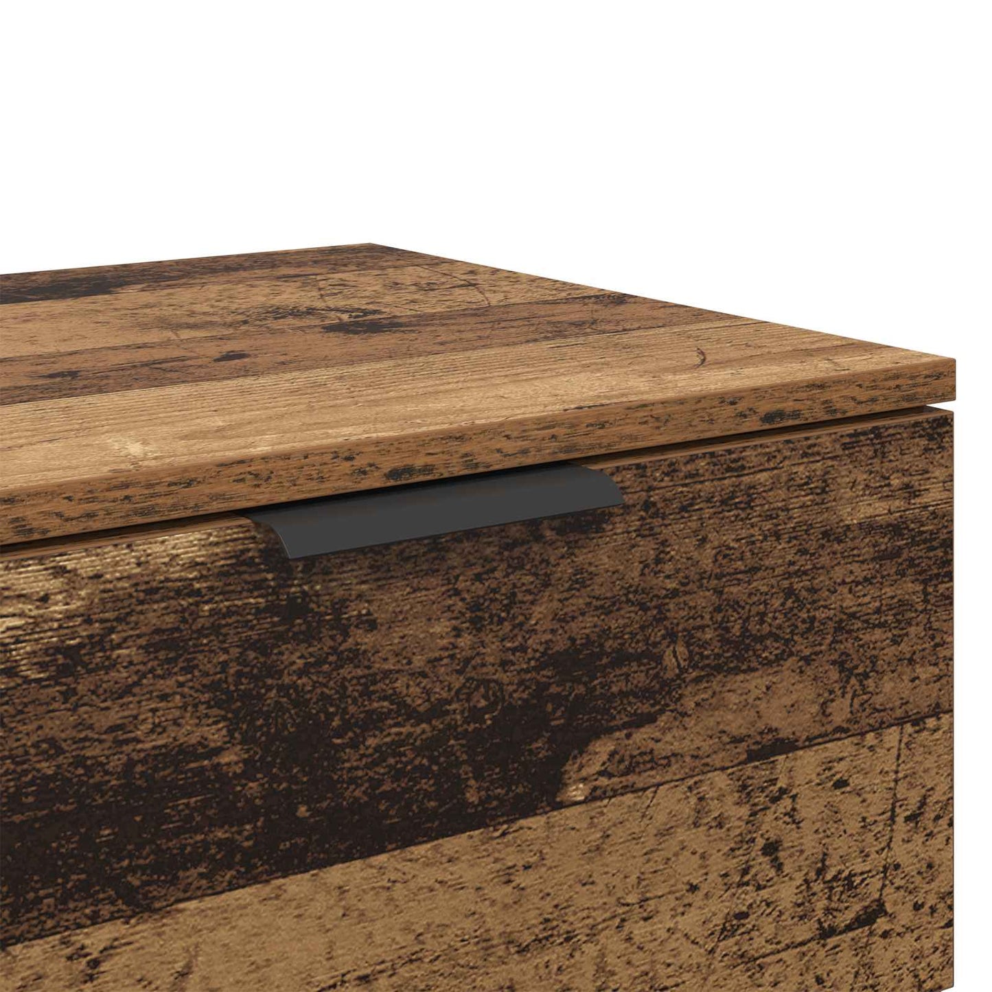 Bedside Cabinet 2 pcs Old Wood 45 x 39 x 50cm Engineered Wood