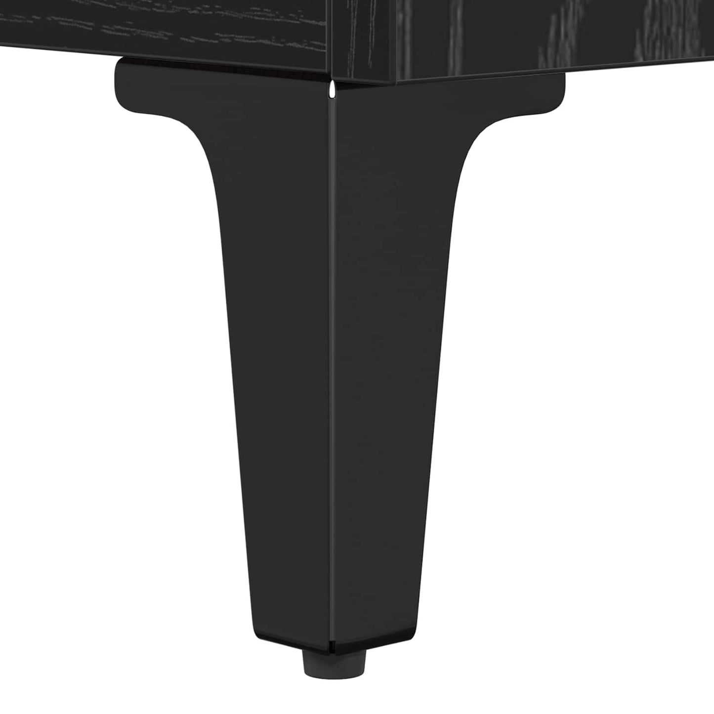 Bedside Cabinet Black Oak 40 x 40.5 x 66 cm Engineered Wood