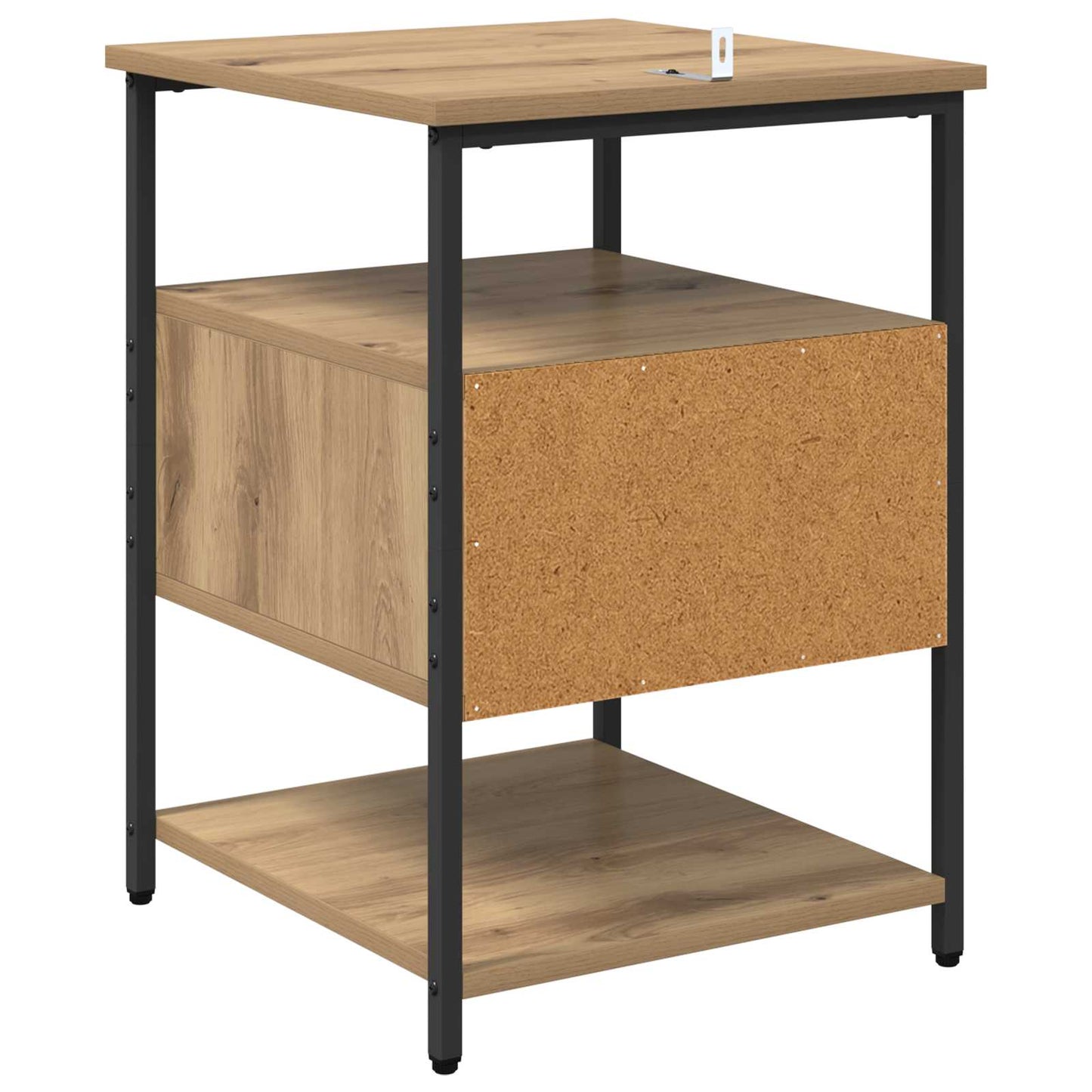 Bedside Cabinet with Drawer 2 pcs Artisan Oak 40 x 42 x 56 cm
