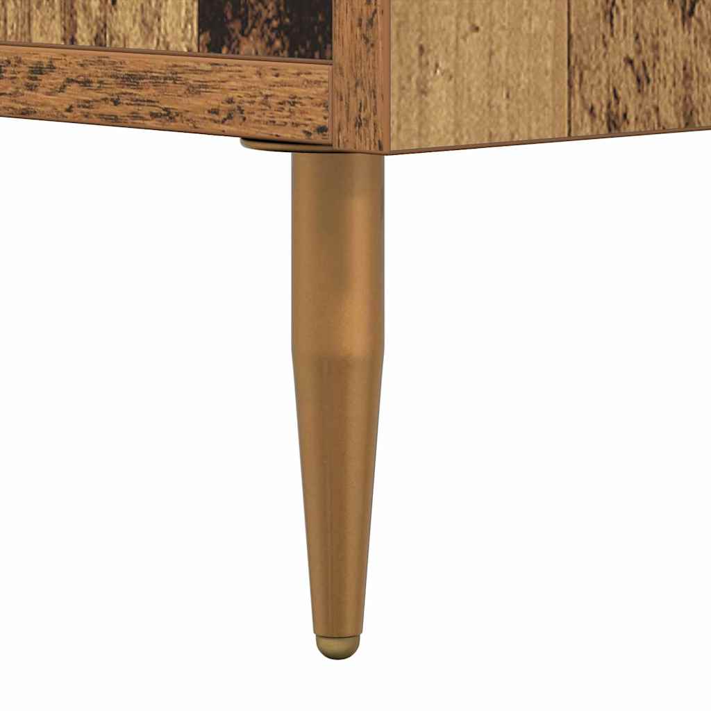 Bedside Cabinet Old Wood 40 x 35 x 47.5 cm Engineered Wood