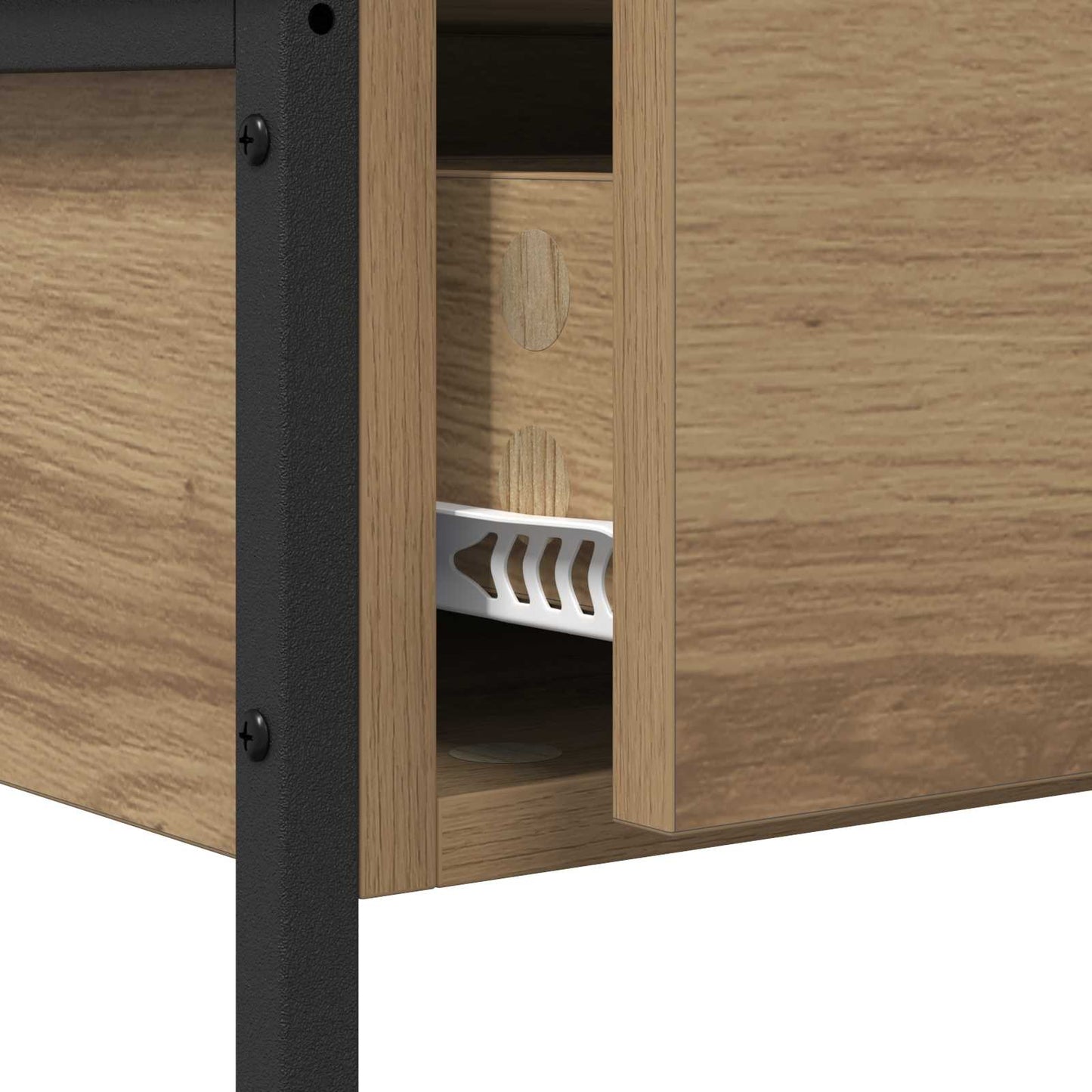 Console Table Artisan Oak 100 x 34.5 x 75 cm Engineered Wood