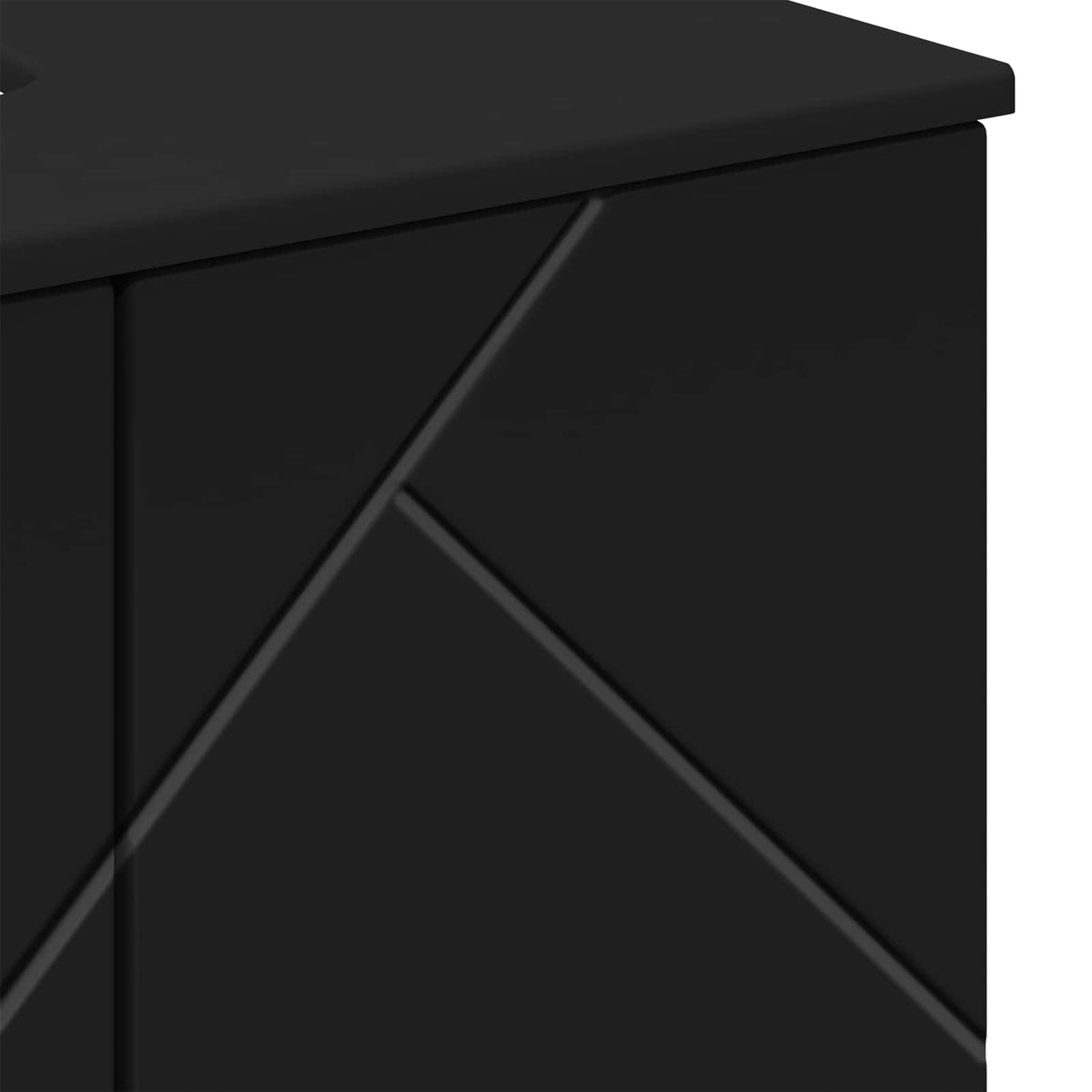 Bathroom Cabinet Black 61 x 35 x 64 cm Engineered wood, Metal