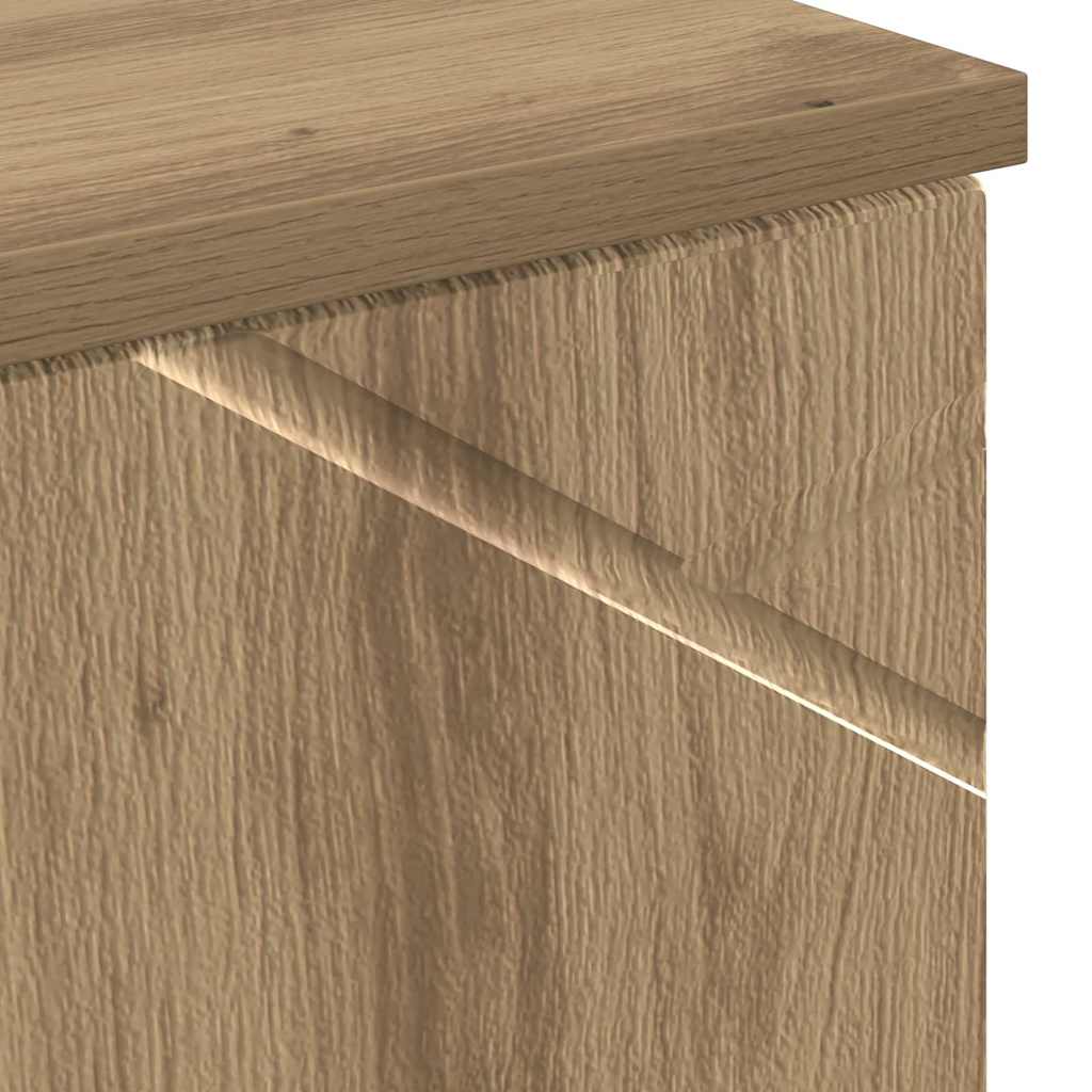 Bathroom Cabinet with Storage Artisan Oak 30 x 35 x 192 cm