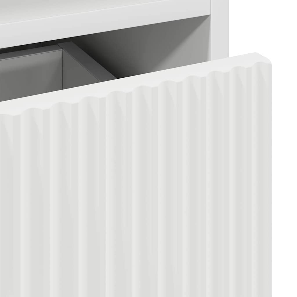 Bathroom Cabinet White 31.5 x 33 x 190 cm