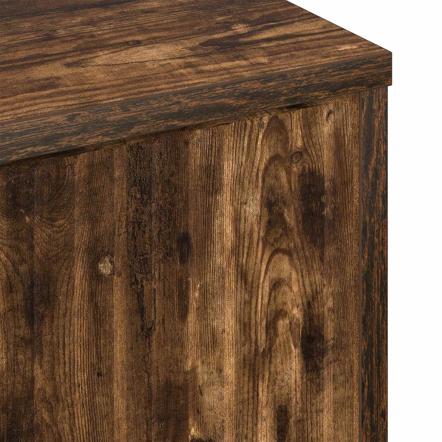 Coffee Table Smoked Oak 90 x 49 x 46 cm Engineered Wood