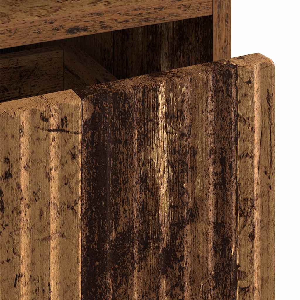 Bedside Cabinet Old wood 49 x 36 x 61 cm Engineered wood