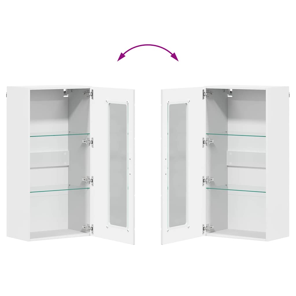 Wooden Cabinet White 50 x 29 x 100 cm Engineered Wood
