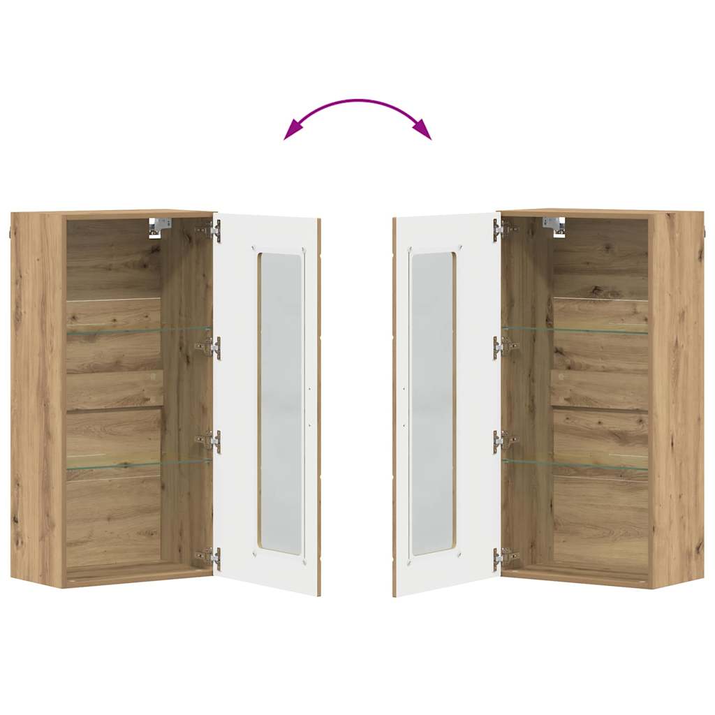 Wooden Cabinet Artisan Oak 50 x 29 x 100 cm Engineered Wood