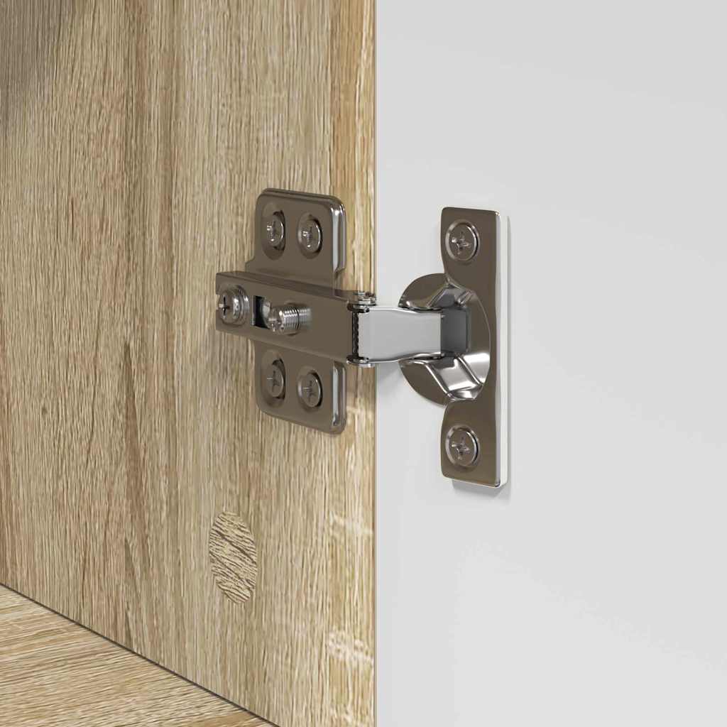 vidaXL Bathroom Cabinet Sonoma oak 37 x 31.5 x 82 cm Engineered wood