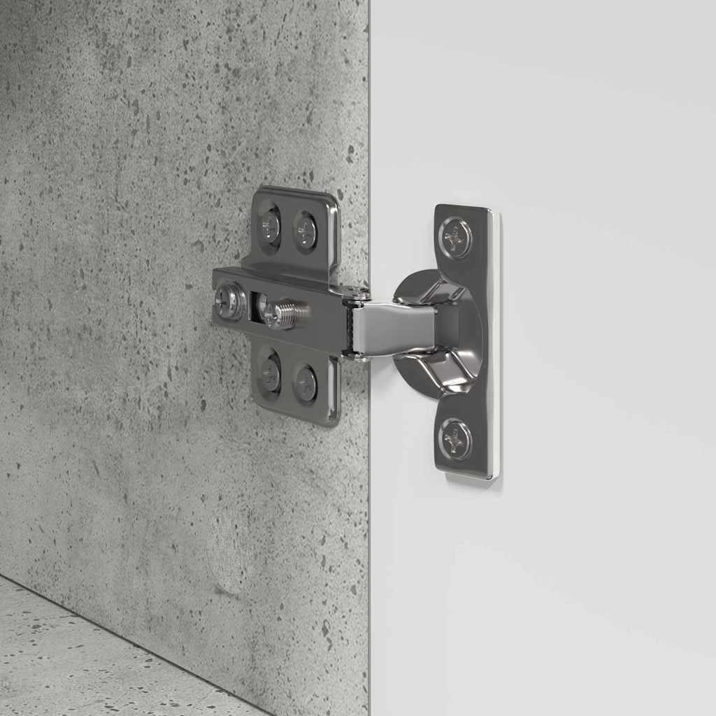 vidaXL Bathroom Cabinet with Storage Concrete grey 37 x 31.5 x 82 cm