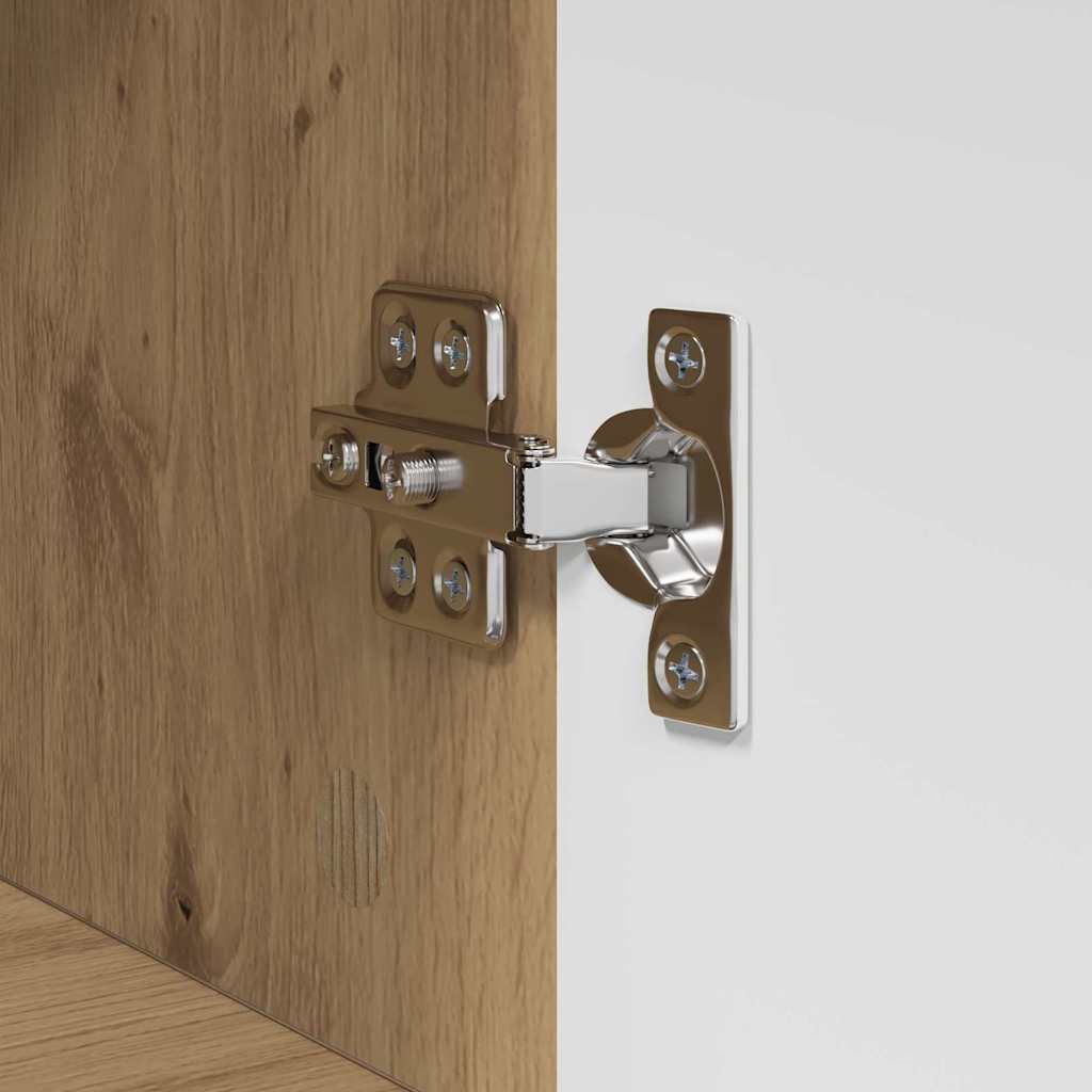 vidaXL Bathroom Cabinet Artisan oak 37 x 31.5 x 82 cm Engineered wood