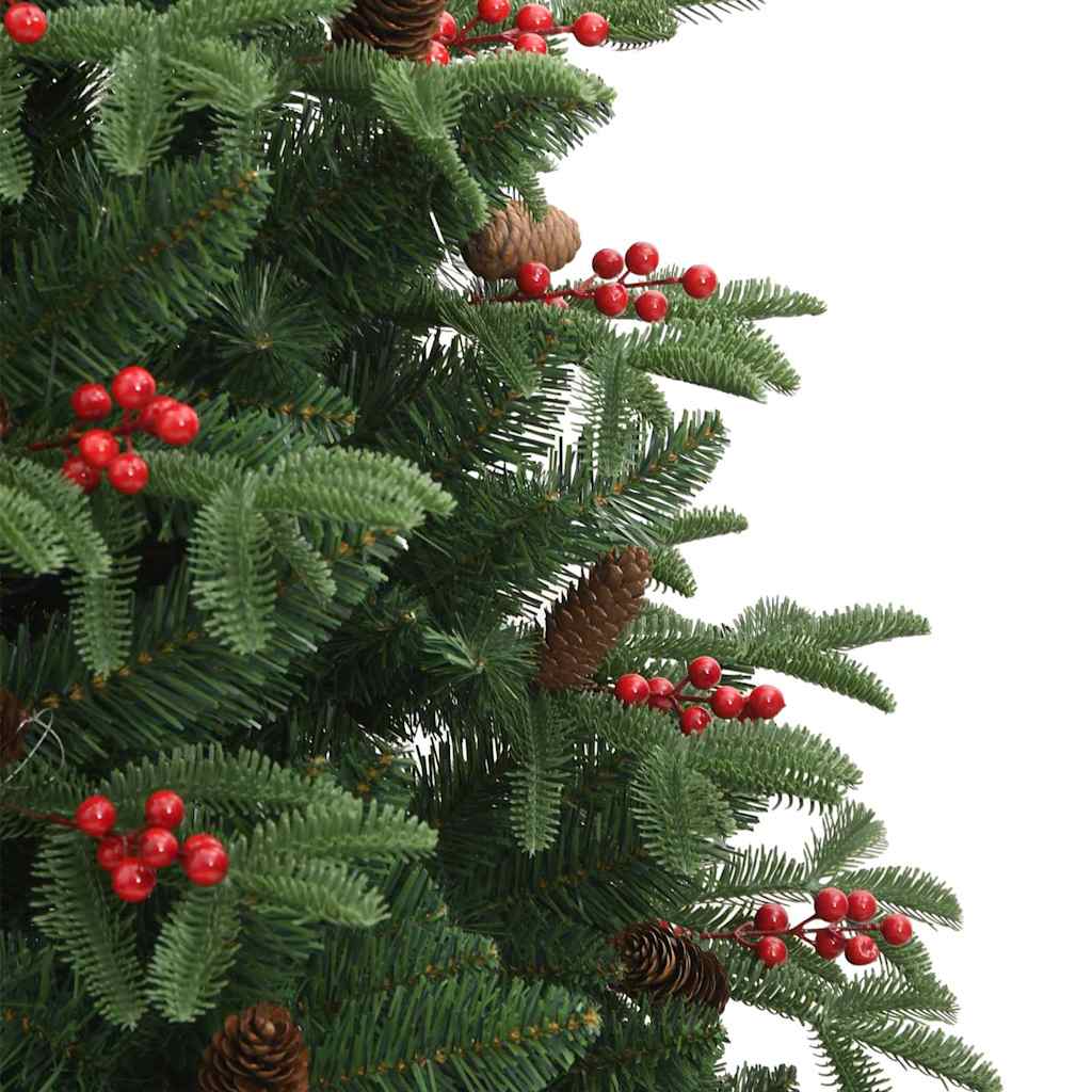 Artificial Christmas Tree with 300 LEDs with Stand Green 240 cm