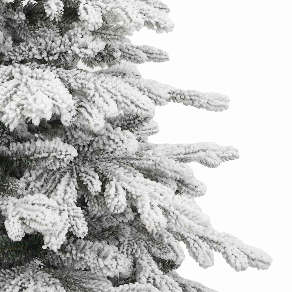 Artificial Hinged Christmas Tree White 180 cm PE and PVC