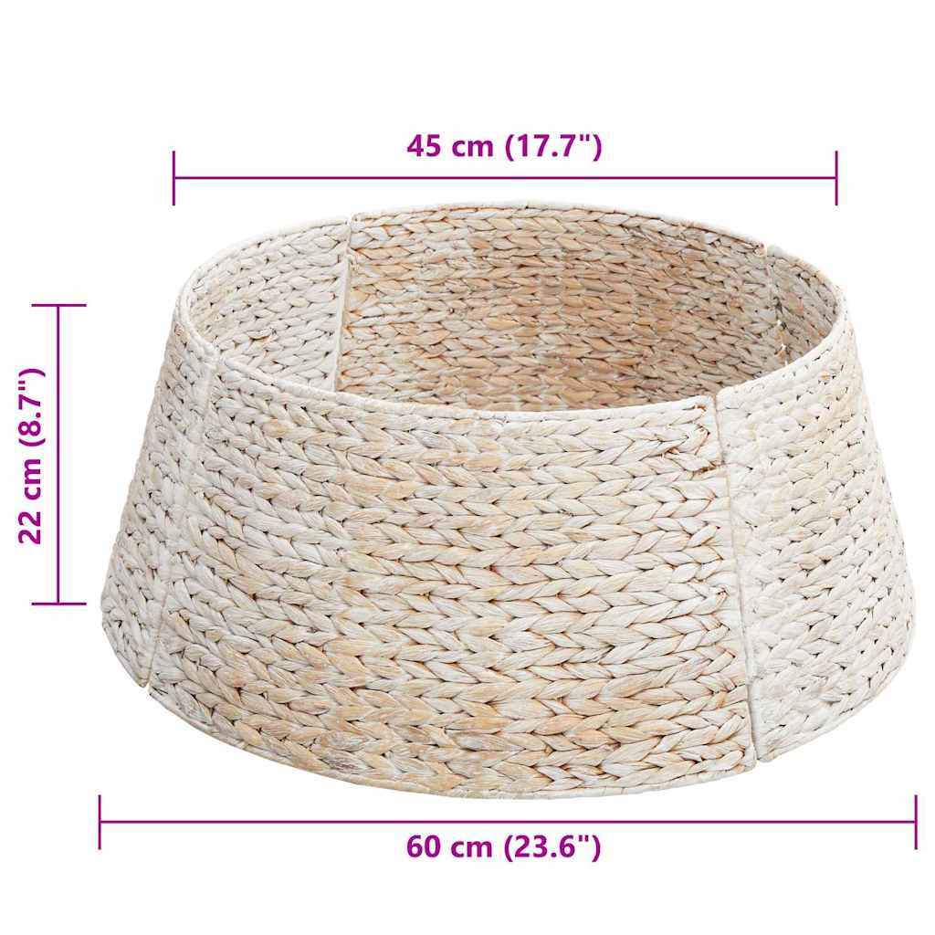 Christmas Tree Collar Round White 60 x 60 x 22 cm