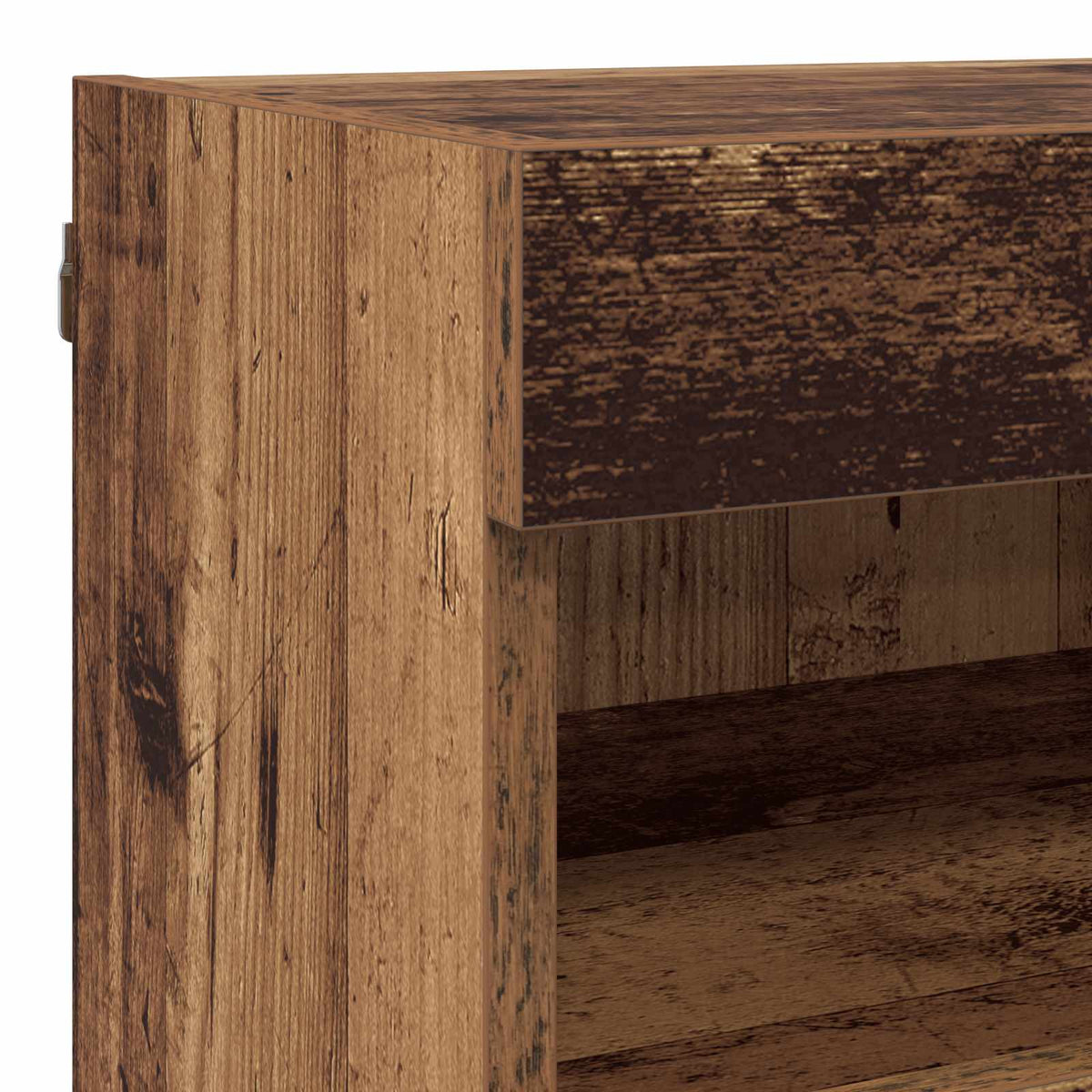 TV Wall Units with LED 5 pcs 80 x 30 x 40 cm Old Wood