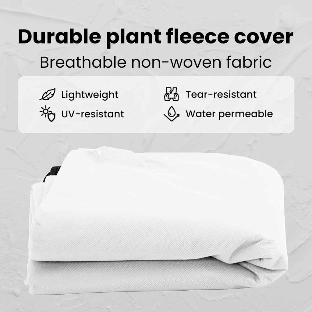 Frost Protection Plant Fleece Covers White 3.5 x 2.5 m
