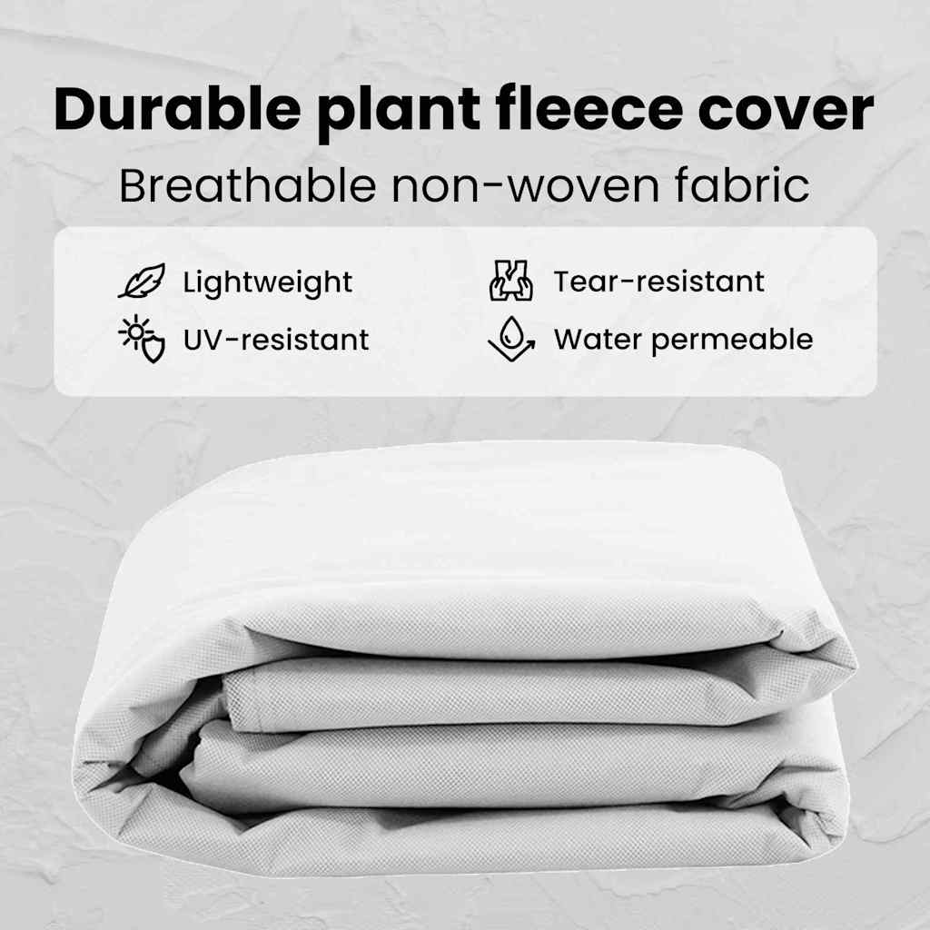 Frost Protection Plant Fleece Covers 3 pcs White 2.5 x 3.14 m