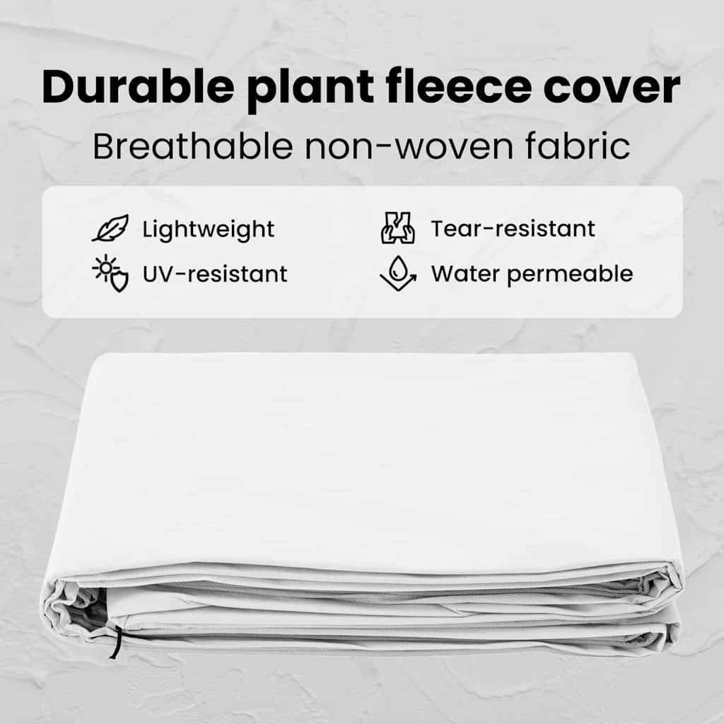 Frost Protection Plant Fleece Covers 3 pcs White 3 x 3.93 m