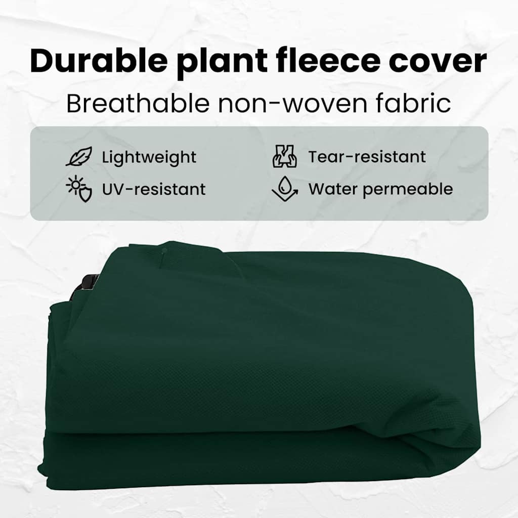 Frost Protection Plant Fleece Covers Green 2.4 x 2 m