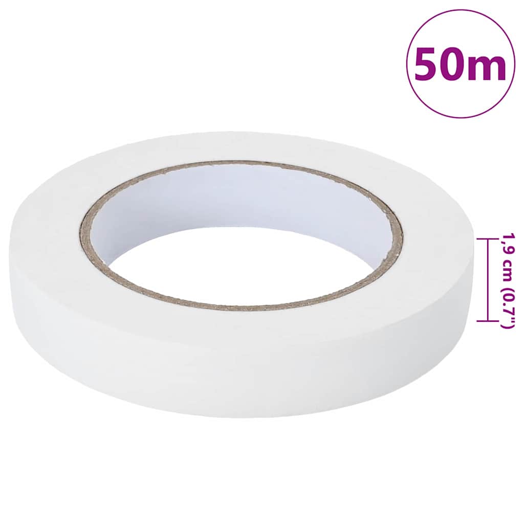 Painter Masking Tapes 24 pcs White 19mm x 50m Paper