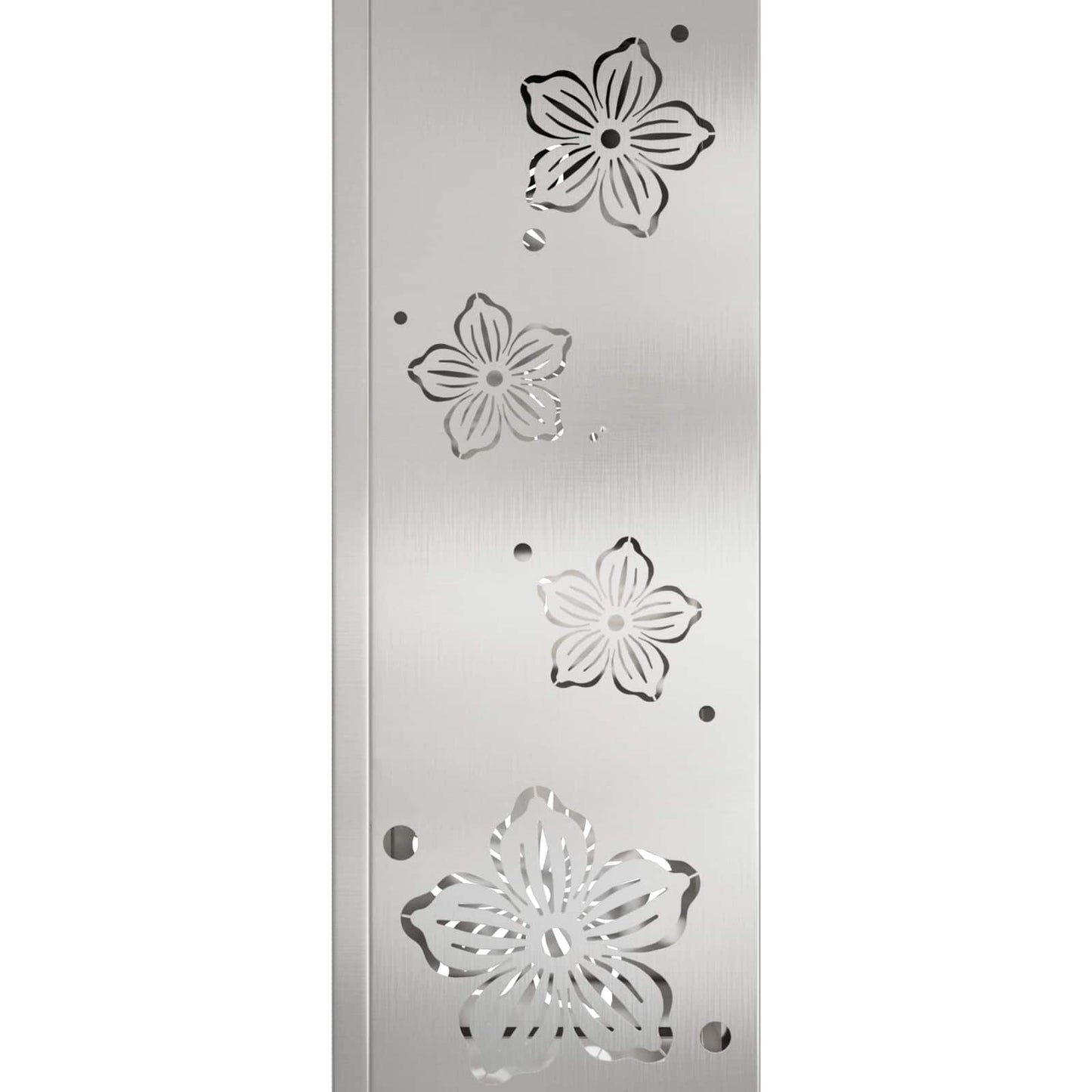 Solar LED Pathway Light 2 pcs Silver Stainless Steel