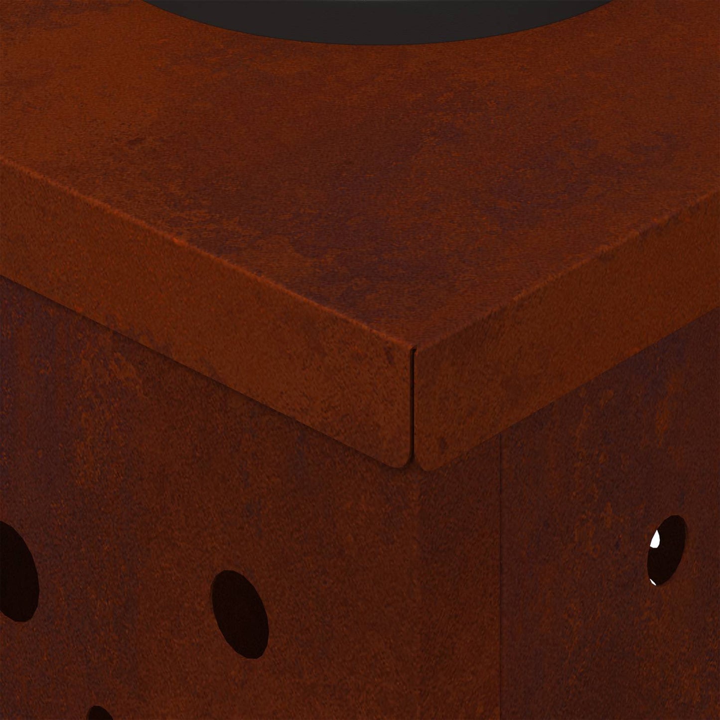 Solar LED Pathway Light 2 pcs Rusty Weathering Steel