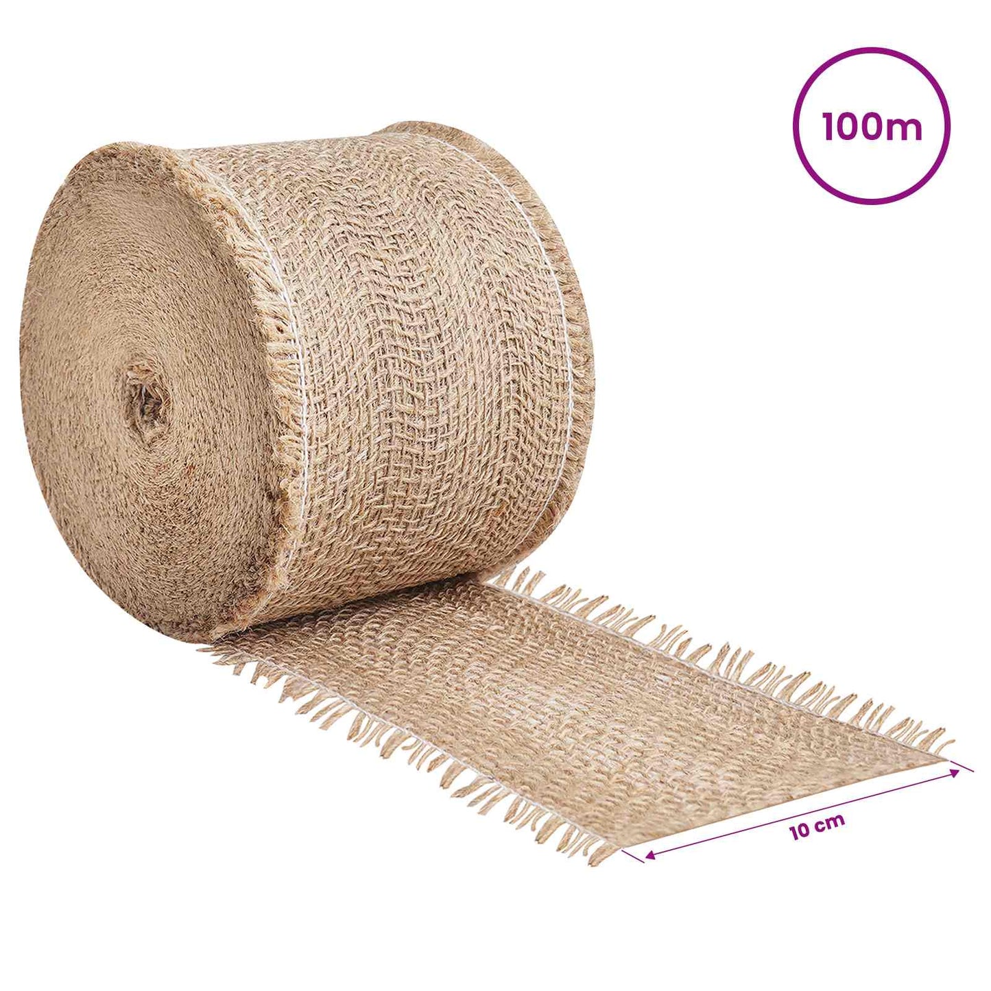 Jute Roll 10 x 10000 cm Natural