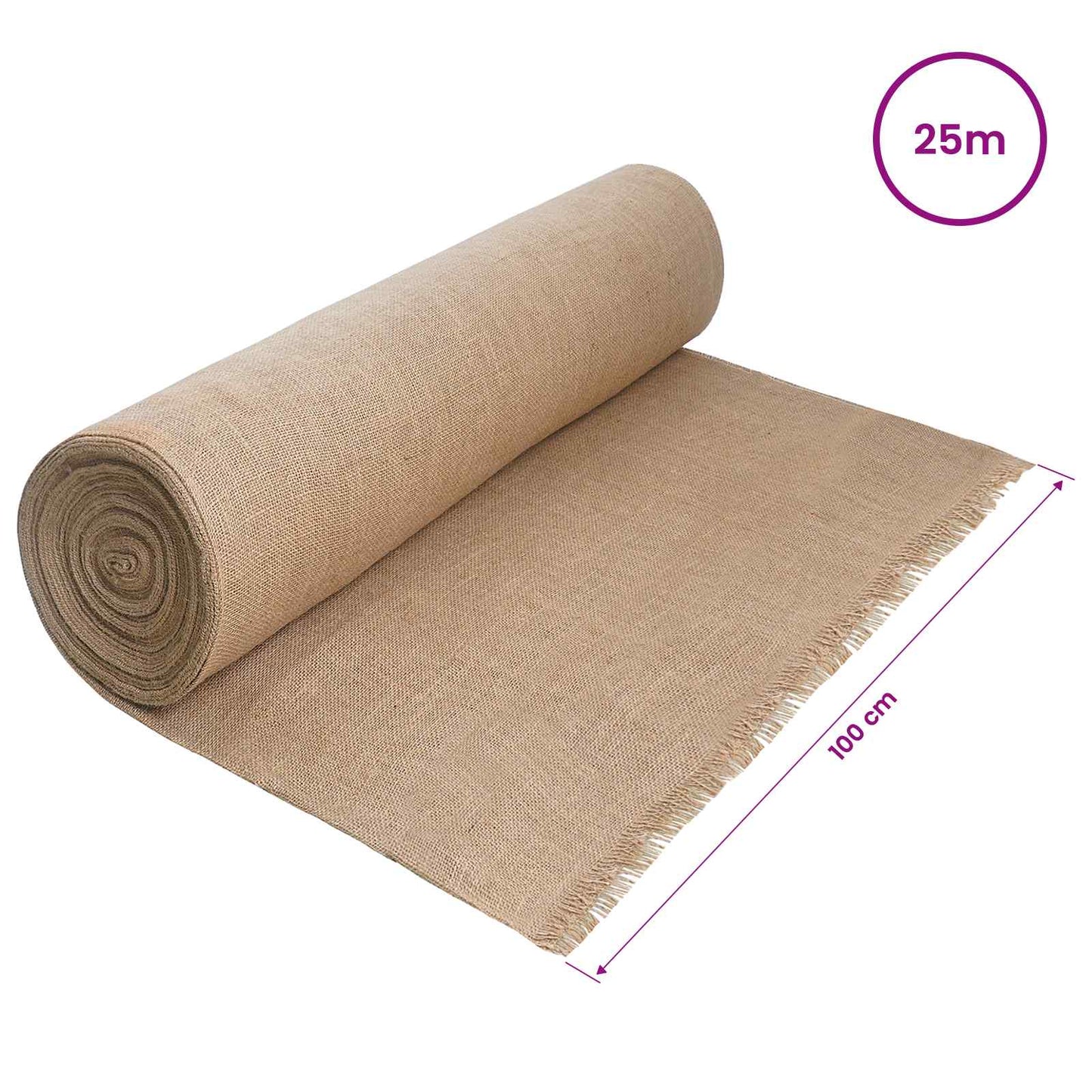 Jute Roll 200 x 2500 cm Natural