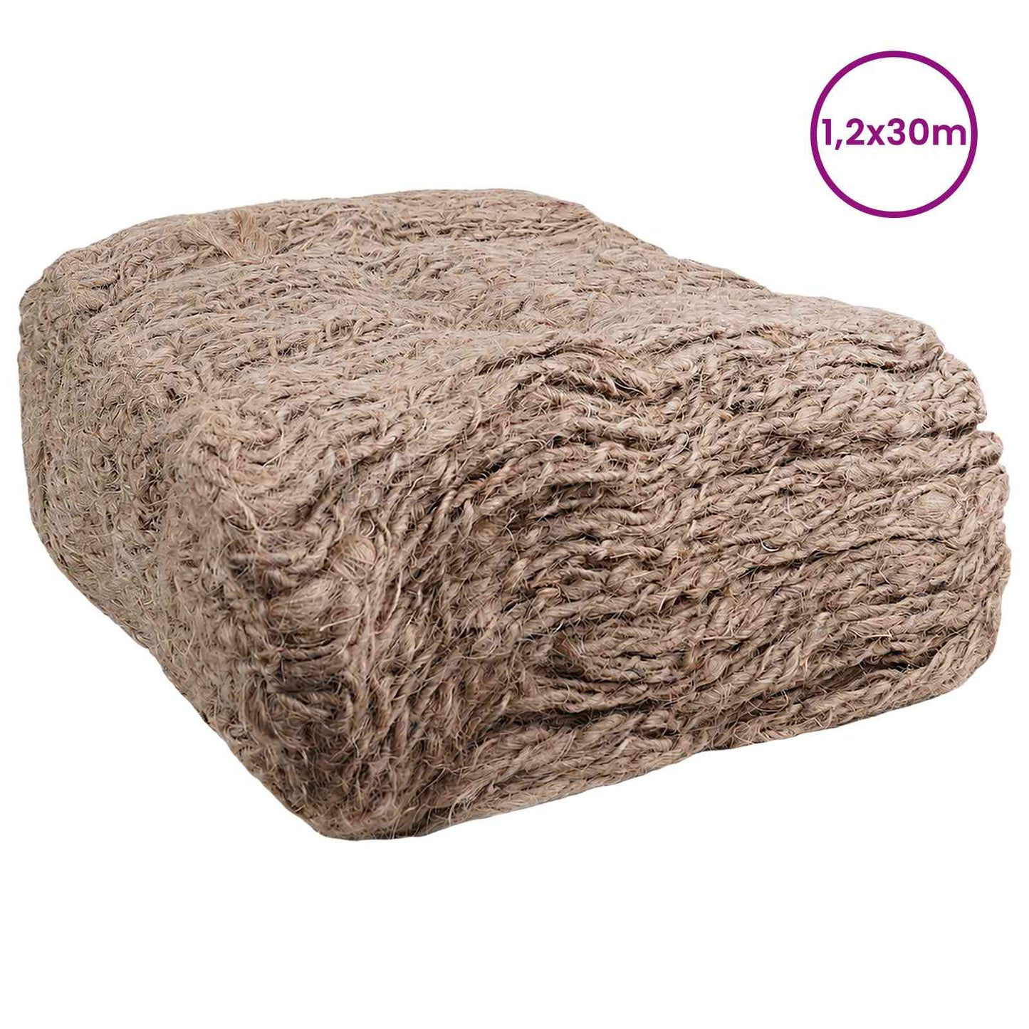 Jute Embankment Mat Natural 1.2 x 30 m