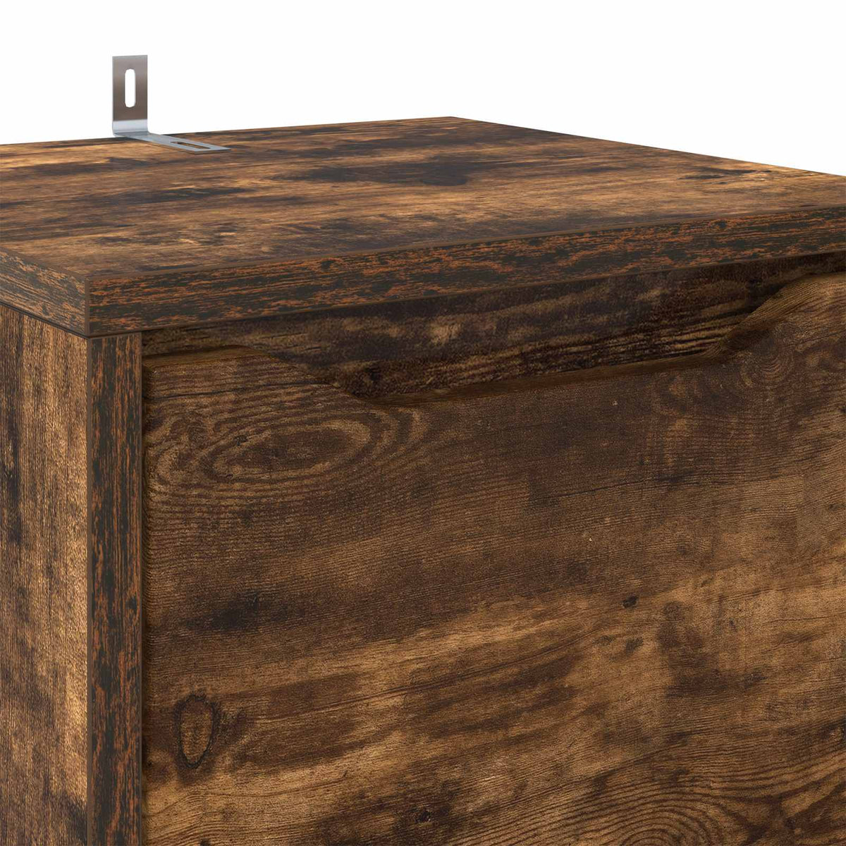 Bathroom Cabinet Smoked Oak 30.5 x 30 x 101 cm Engineered Wood