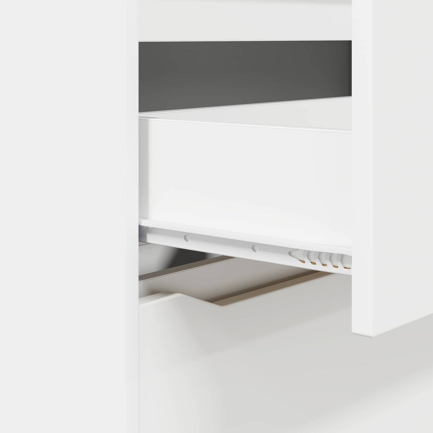 Storage Cabinet White 80 x 48 x 57 cm Engineered Wood