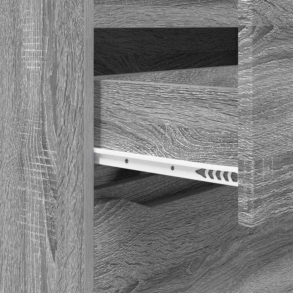 Storage Cabinet Grey Sonoma 80 x 48 x 57 cm Engineered Wood