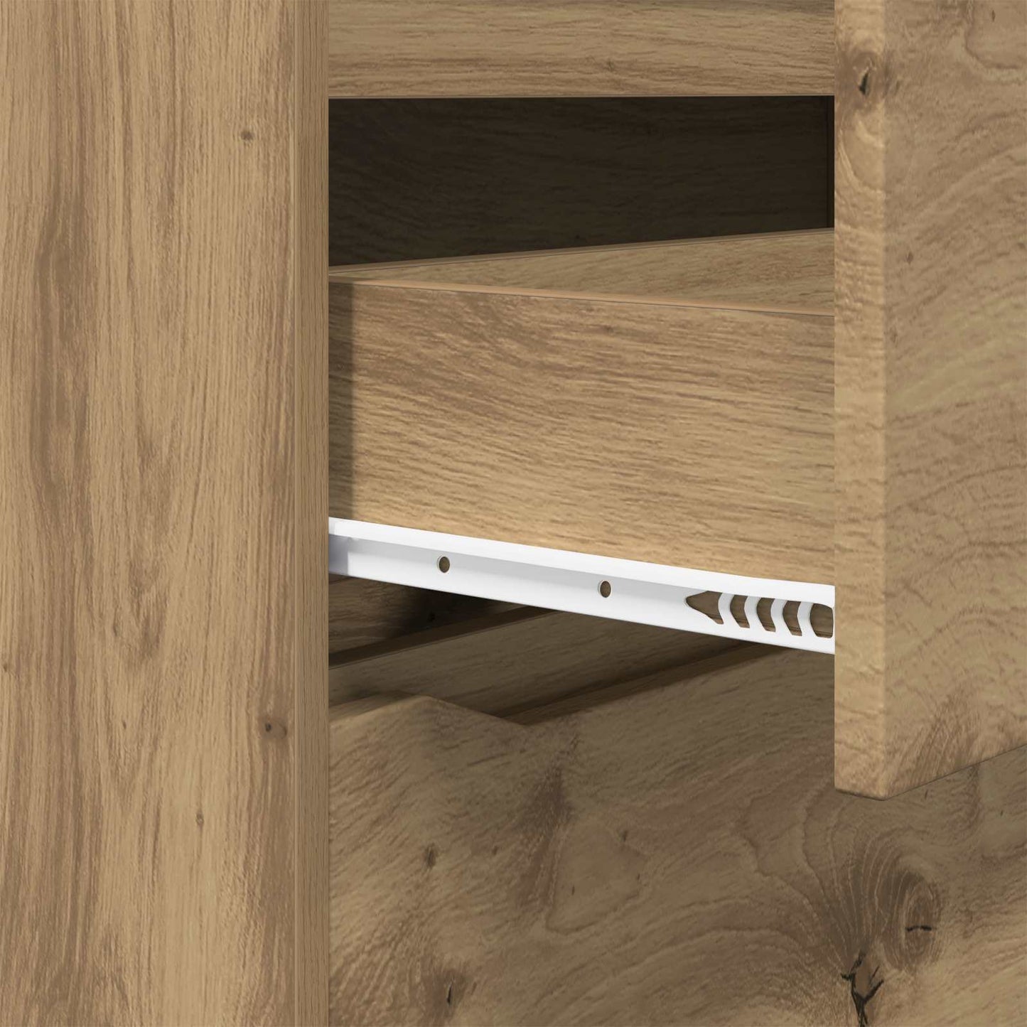 Storage Cabinet Artisan Oak 80 x 31 x 81 cm Engineered Wood