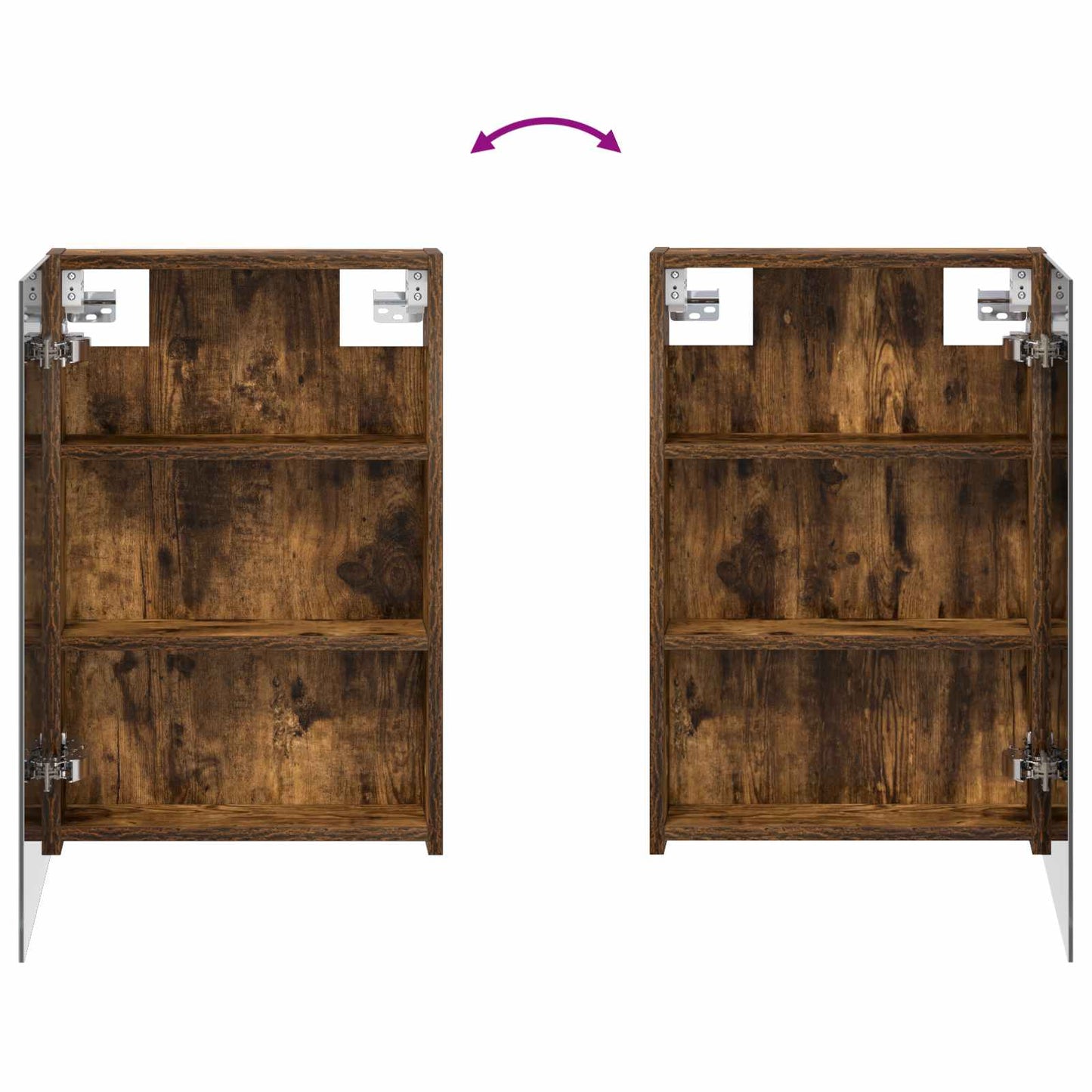 Bathroom Cabinet Set 3 pcs 100 x 10.5 x 60.5 cm Engineered wood