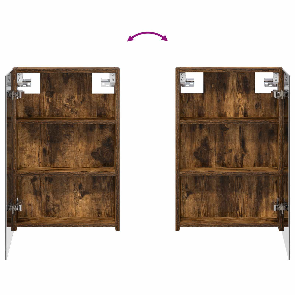 Bathroom Cabinet Set 3 pcs 100 x 10.5 x 60.5 cm Engineered wood