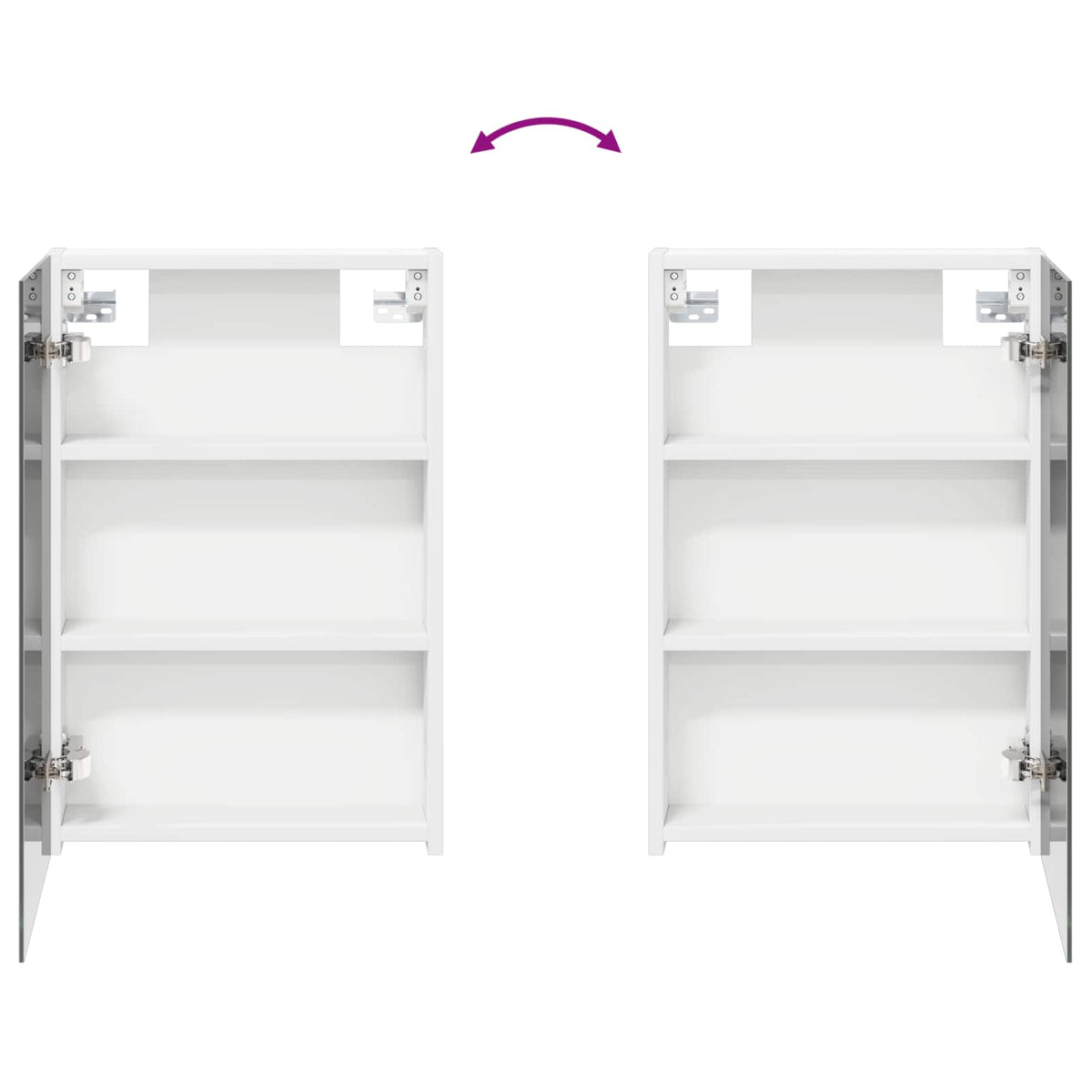 Bathroom Cabinet Set 3 pcs 120 x 10.5 x 60.5 cm Engineered wood