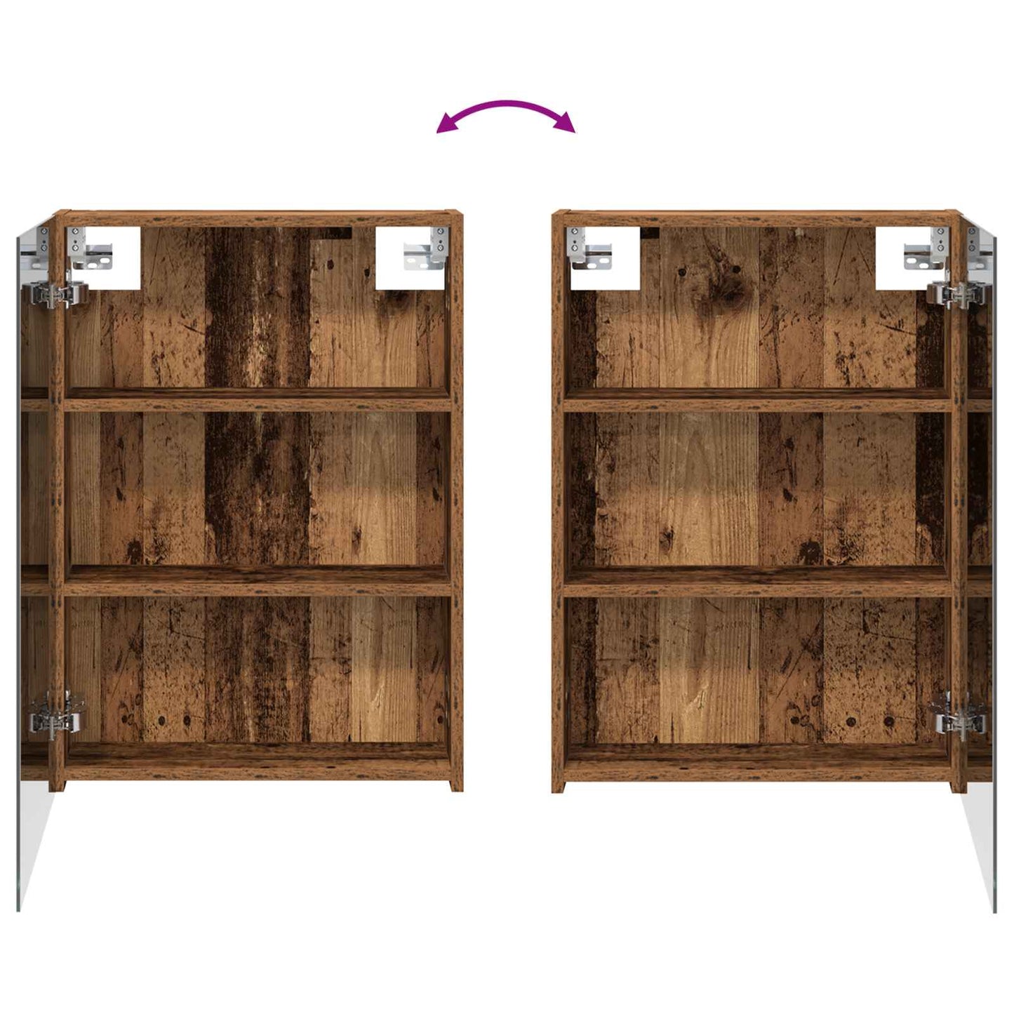 Bathroom Cabinet Set 3 pcs 140 x 14.5 x 70 cm Engineered wood