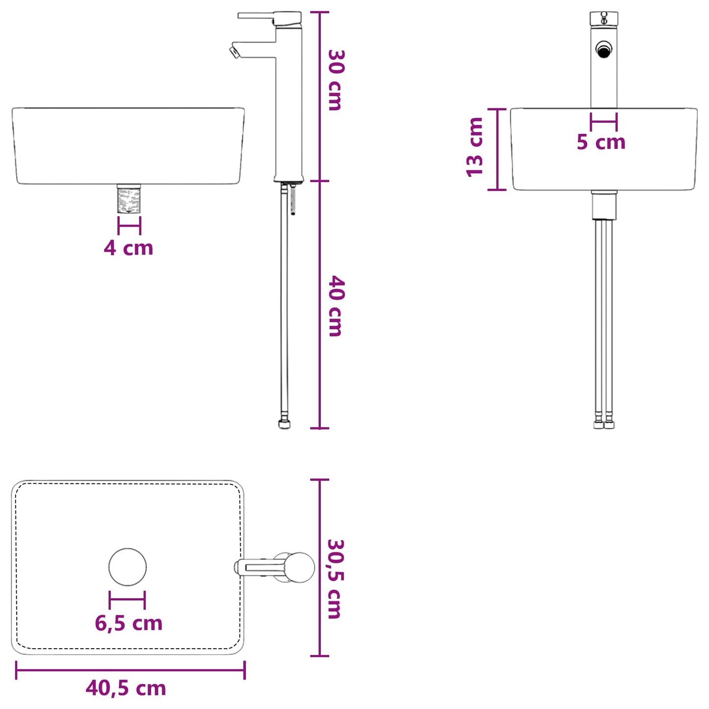 Bathroom Furniture Set 2 pcs Grey Sonoma Engineered Wood
