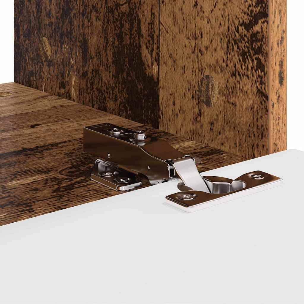 TV Wall Cabinet Wall-mounted 2 pcs Old Wood 39 x 31 x 29.5 cm