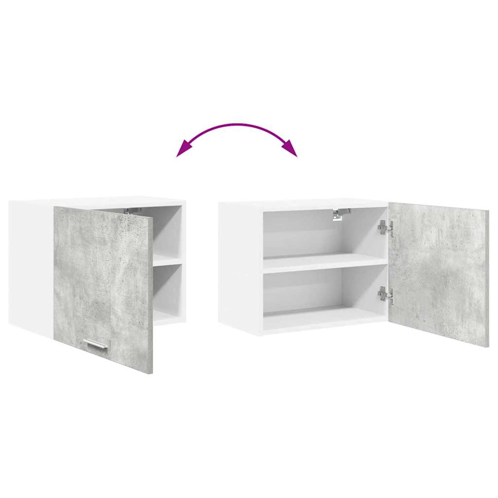 Hanging Cabinet Concrete Grey and White 50 x 31 x 40 cm