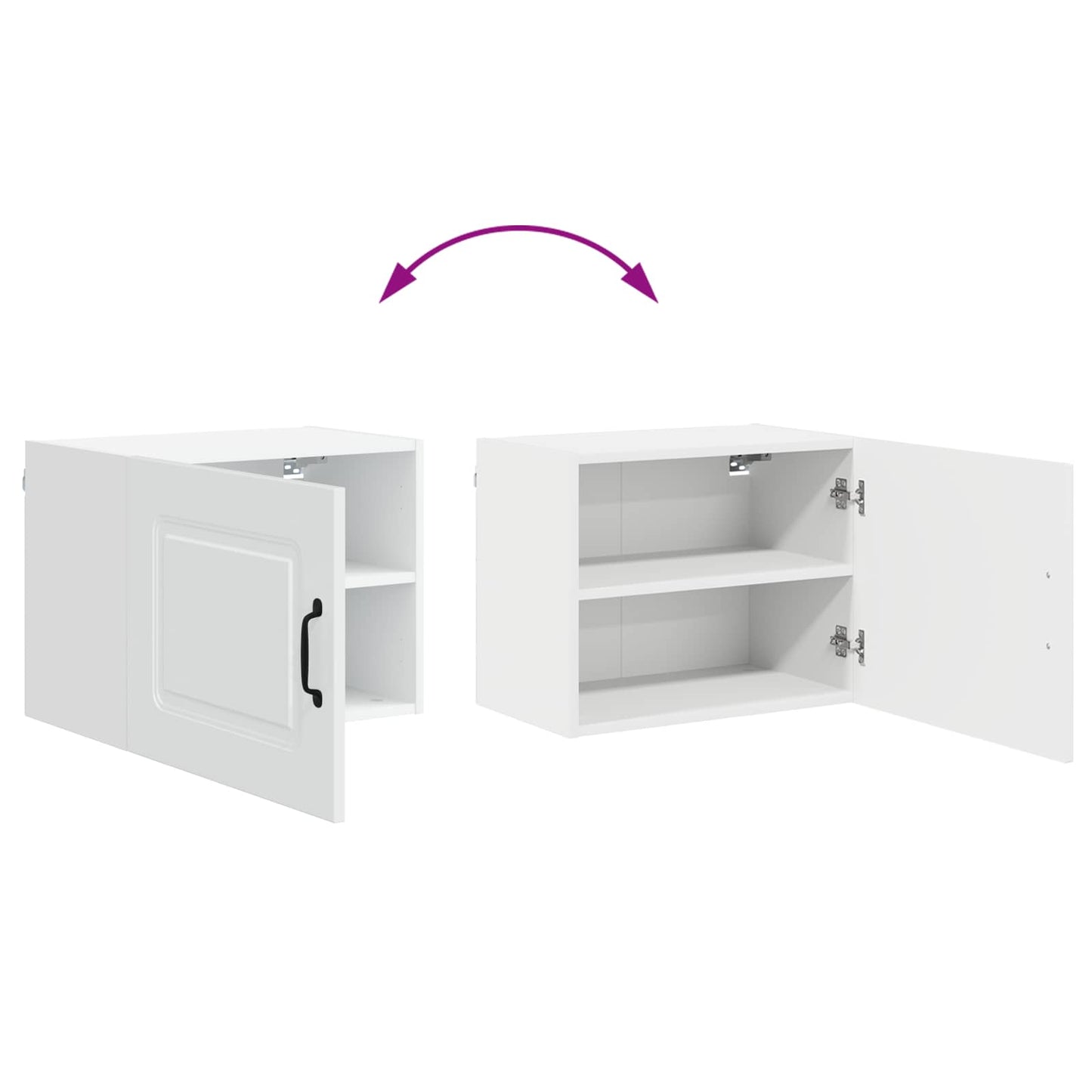 Dishwasher Panel Kalmar High Gloss White 50 x 31 x 40 cm