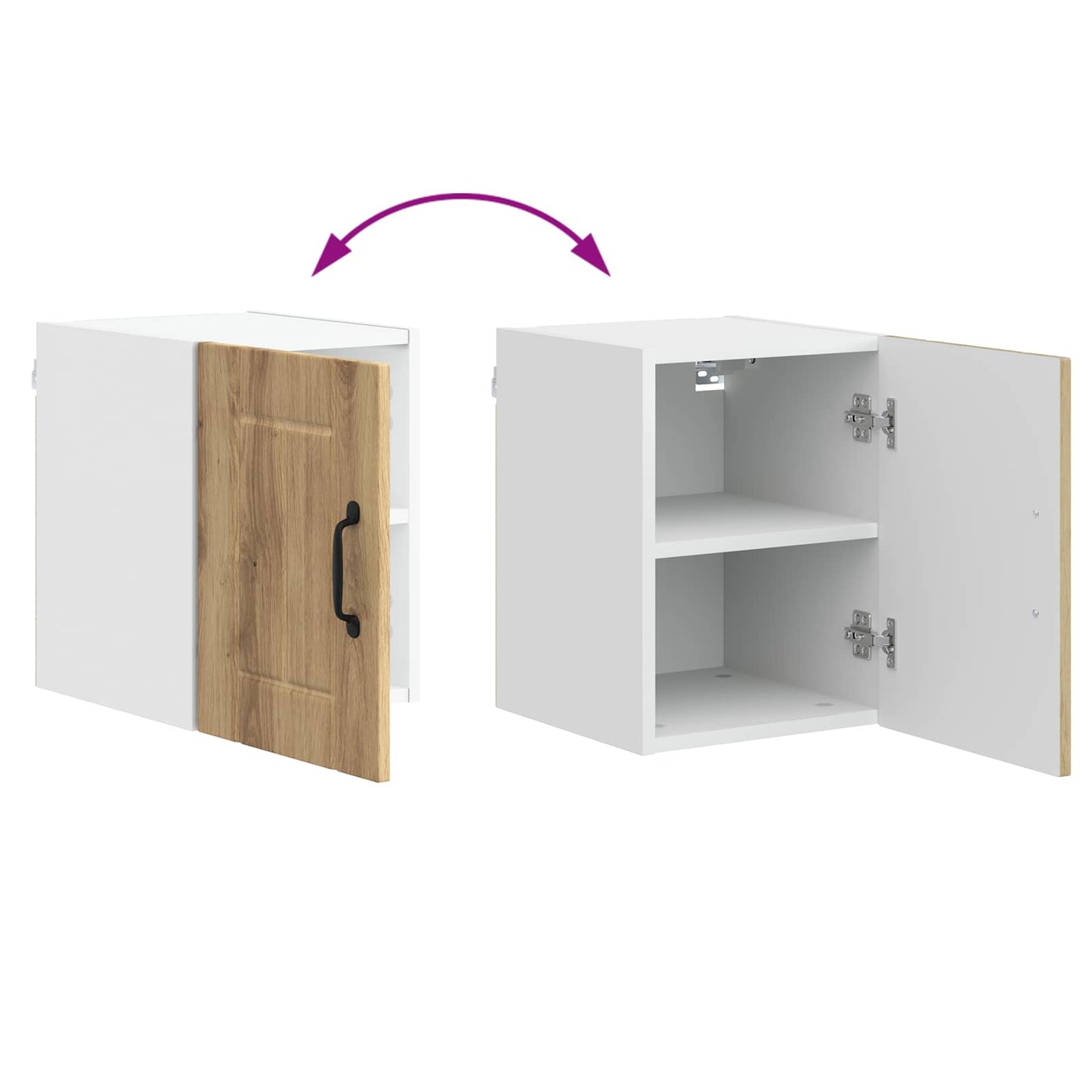 Wall Cabinet LUCCA Artisan Oak 30 x 31 x 40 cm Engineered Wood