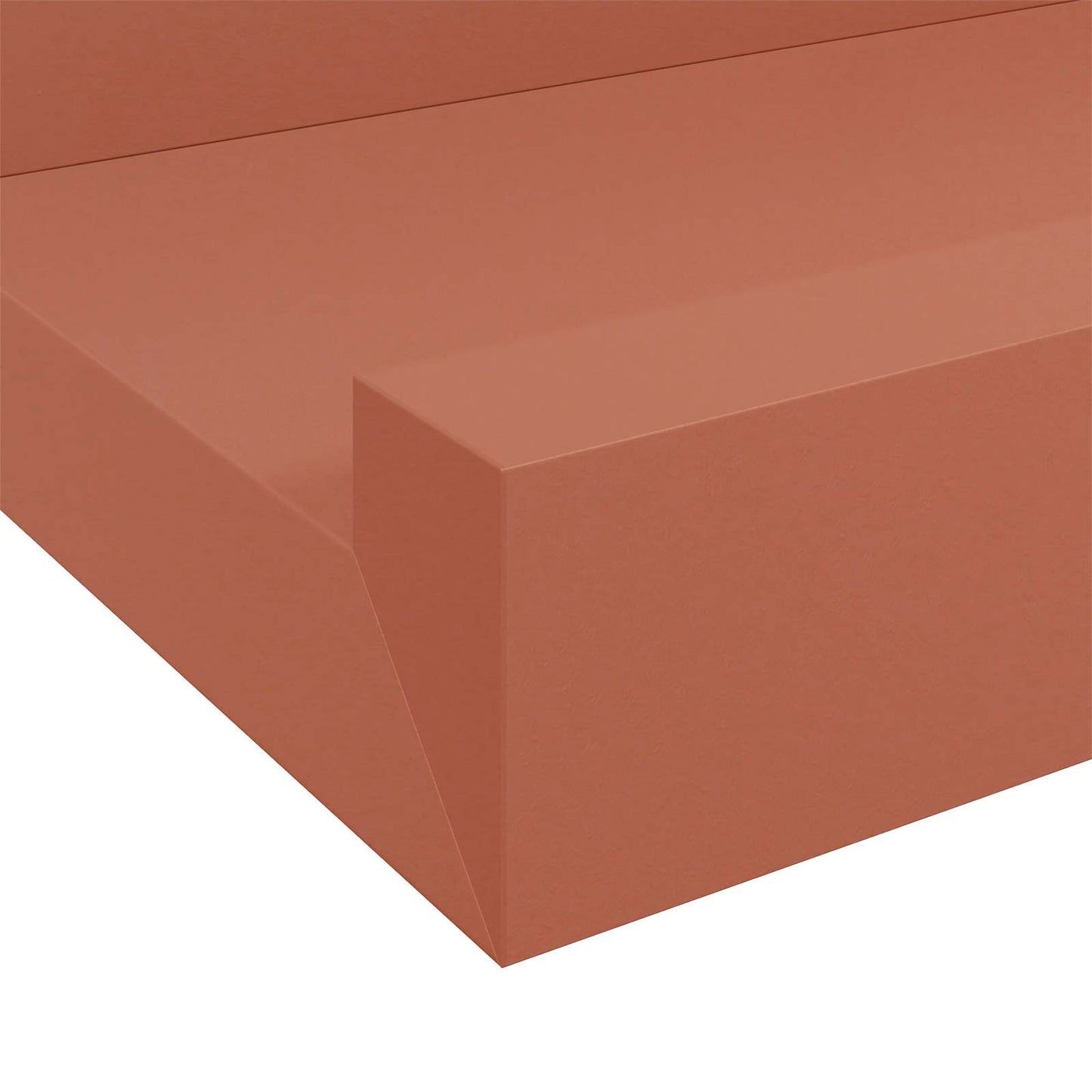 Wall Shelf with Shelf 2 pcs Red 60 x 9 x 3 cm Engineered Wood