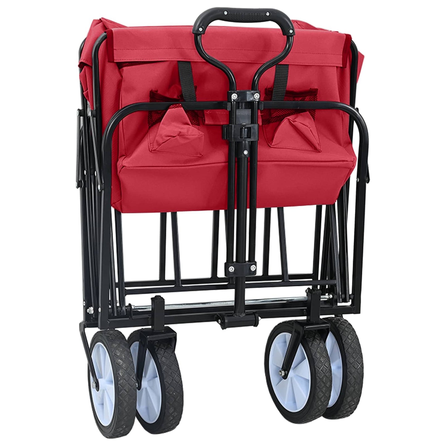 Folding Hand Trolley Manual Red 94 x 53 x 99 cm Oxford Cloth